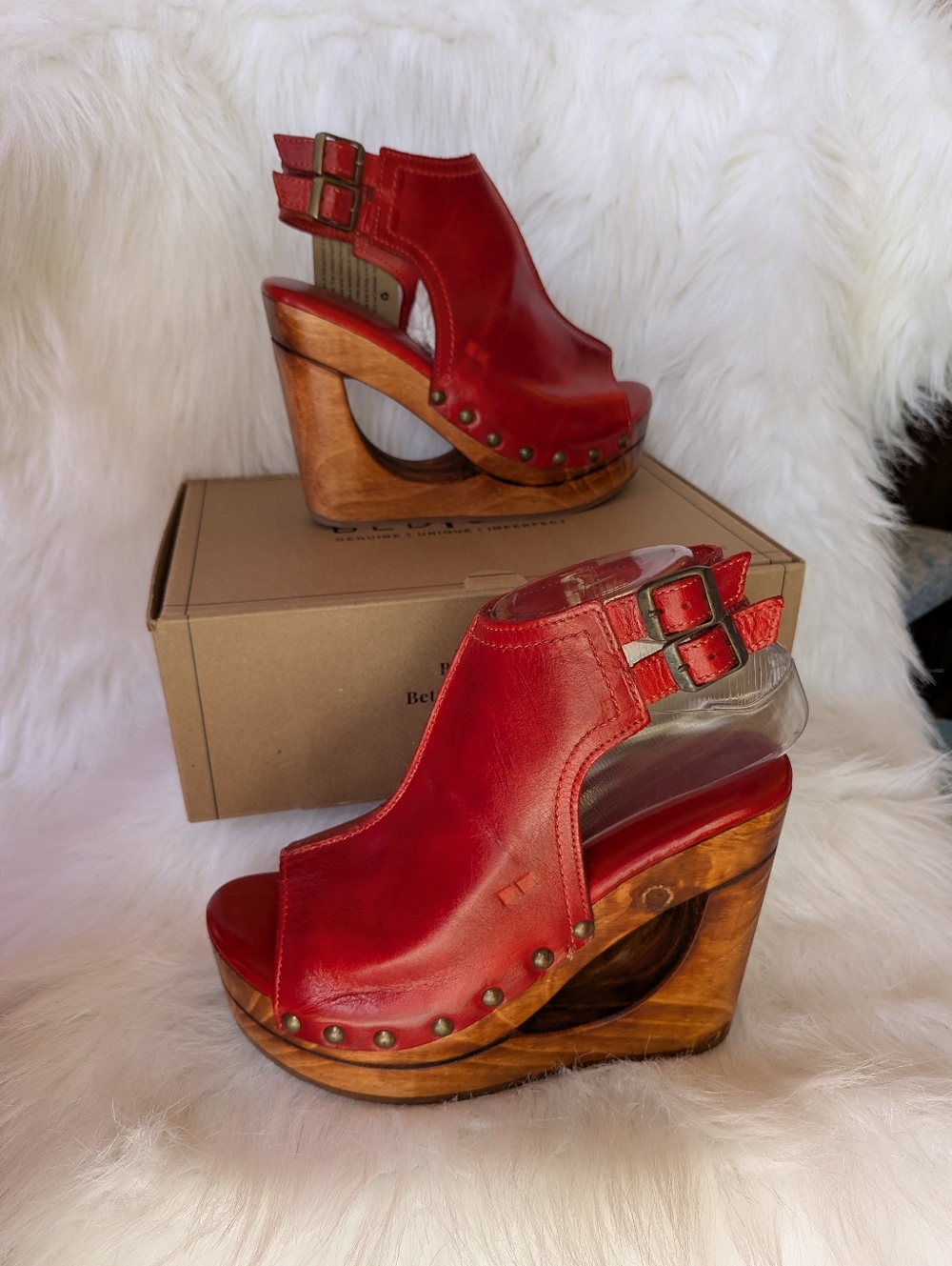 Bed Stu NWT/Box Imelda Platform Sandals 7 - Picture 15 of 16